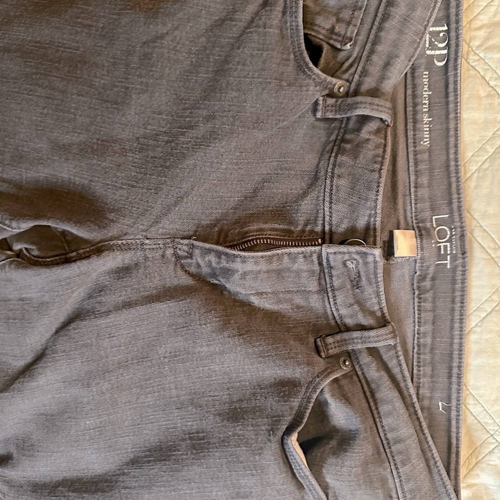 LOFT jeans. Cropped.
